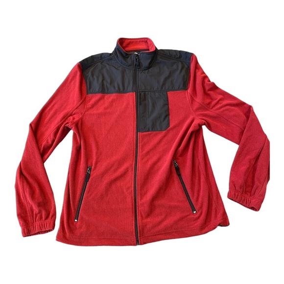 ocean & coast Other - Ocean & Coast Men’s Zip Up black and red fleece fall jacket size large